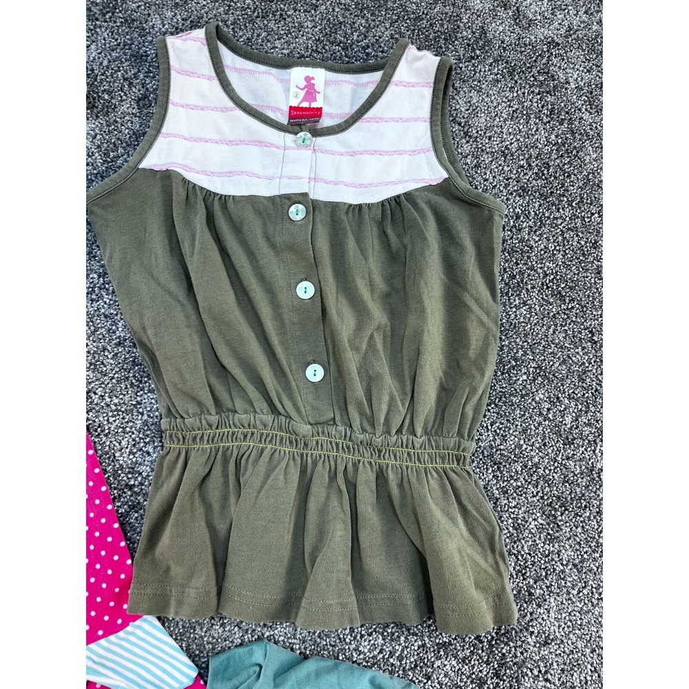 Toddler Girl's MATILDA JANE size 2 Multi-Color Shirts and pants 4 piece Lot - Picture 5 of 5